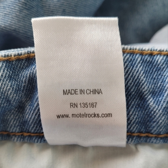 Motel Denim 2 toned Jeans Sz M - Picture 7 of 7